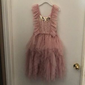 Princess fluffy dress with sequins.